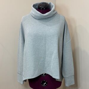 Shambala loose fit ribbed grey green Sweater